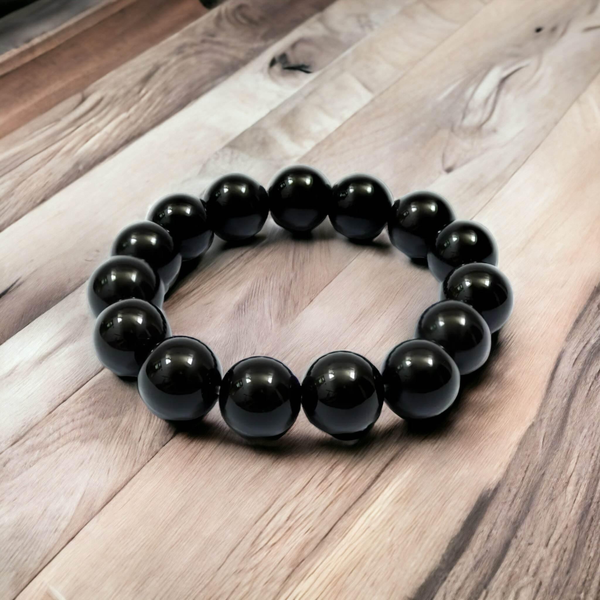 Shungite Bracelet - 6mm Beads, Kids, 5G EMF Protection