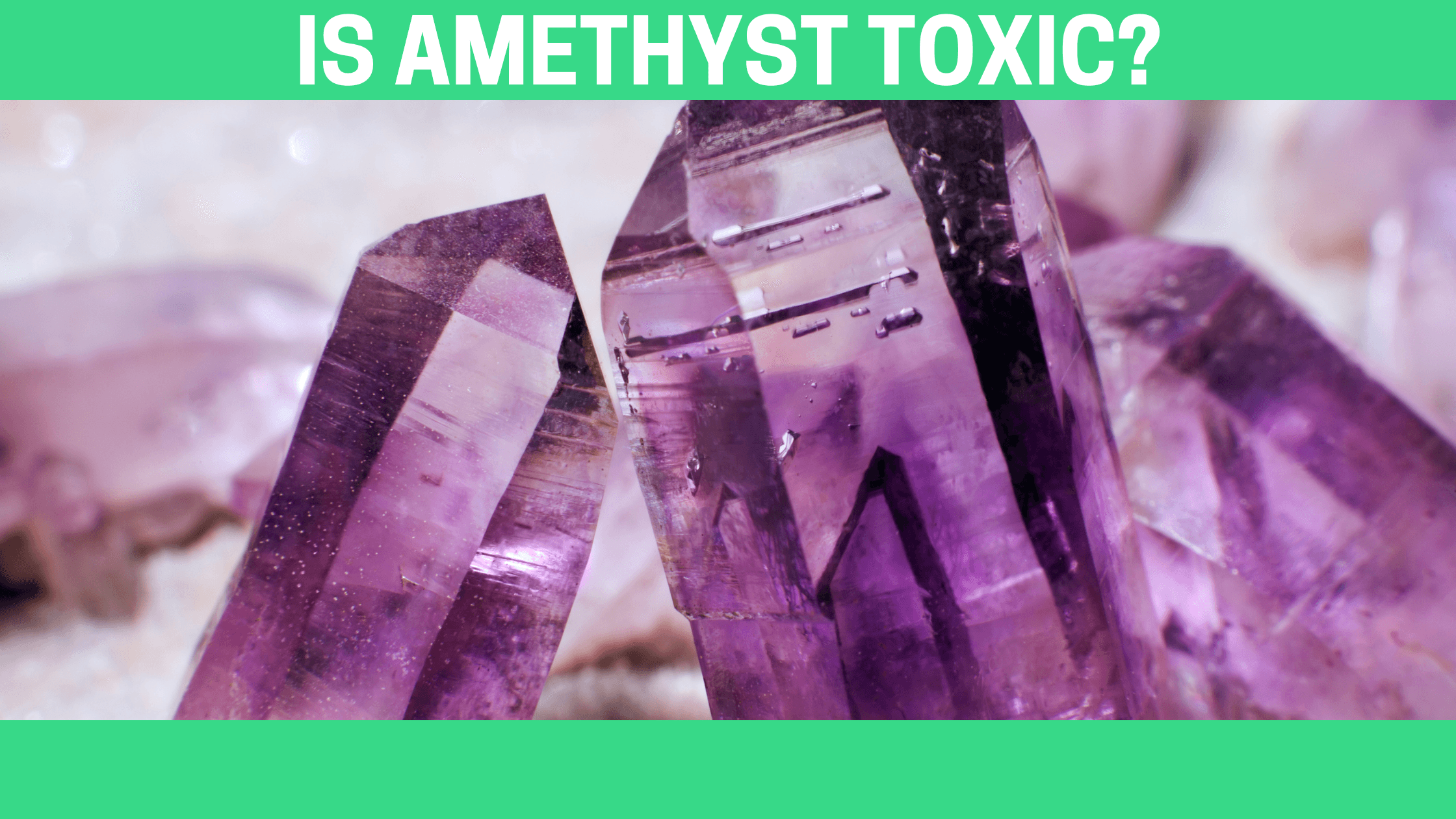 Is Amethyst Toxic? - Orgone Energy Australia