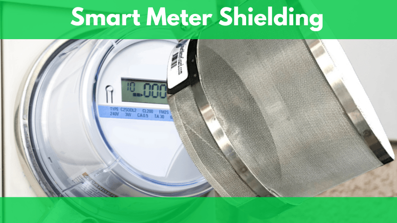 white smart meter with shields cover