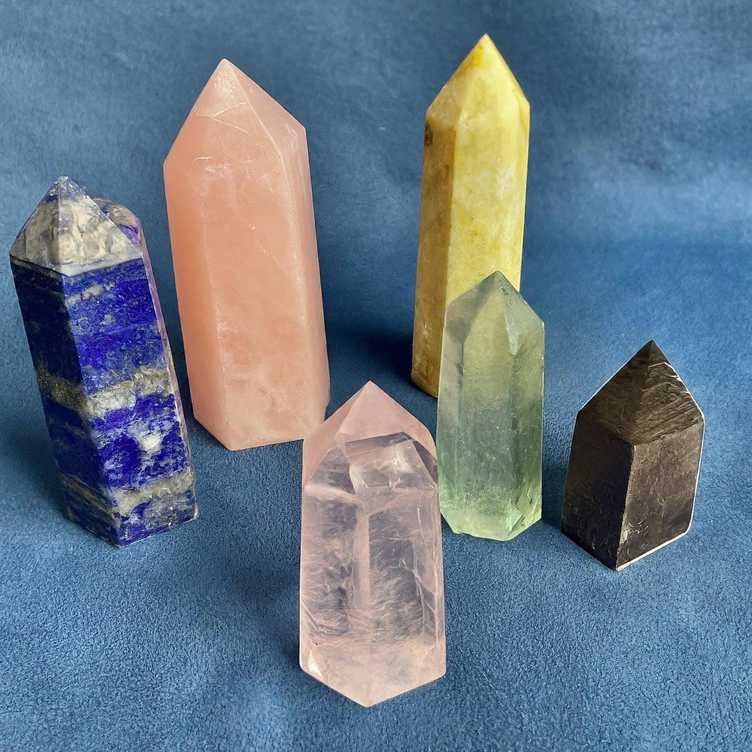 Calming Oasis: Anxiety Relief Crystal Collection with Amethyst, Rose Quartz & More - Orgone Energy Australia