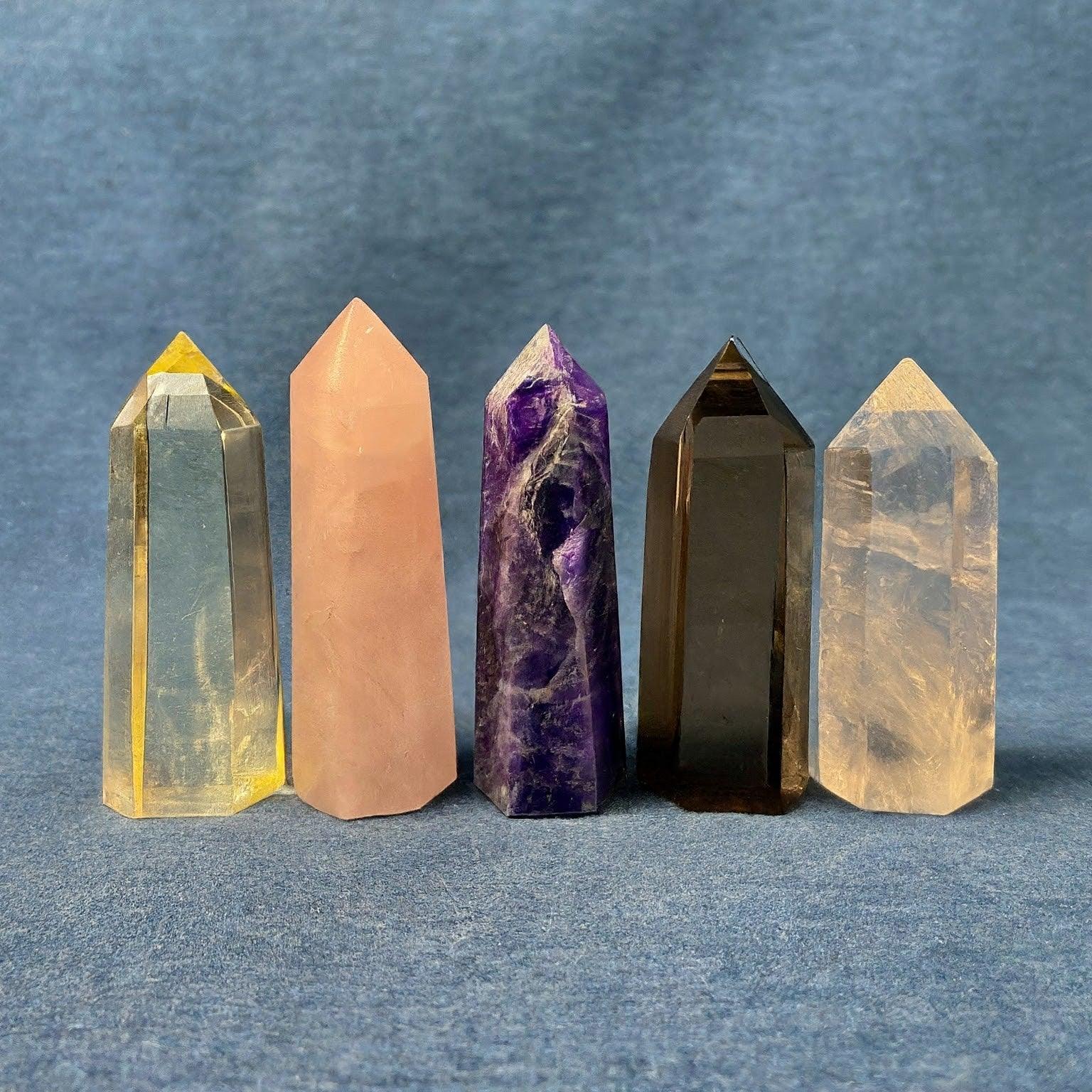 Calming Oasis: Anxiety Relief Crystal Collection with Amethyst, Rose Quartz & More - Orgone Energy Australia