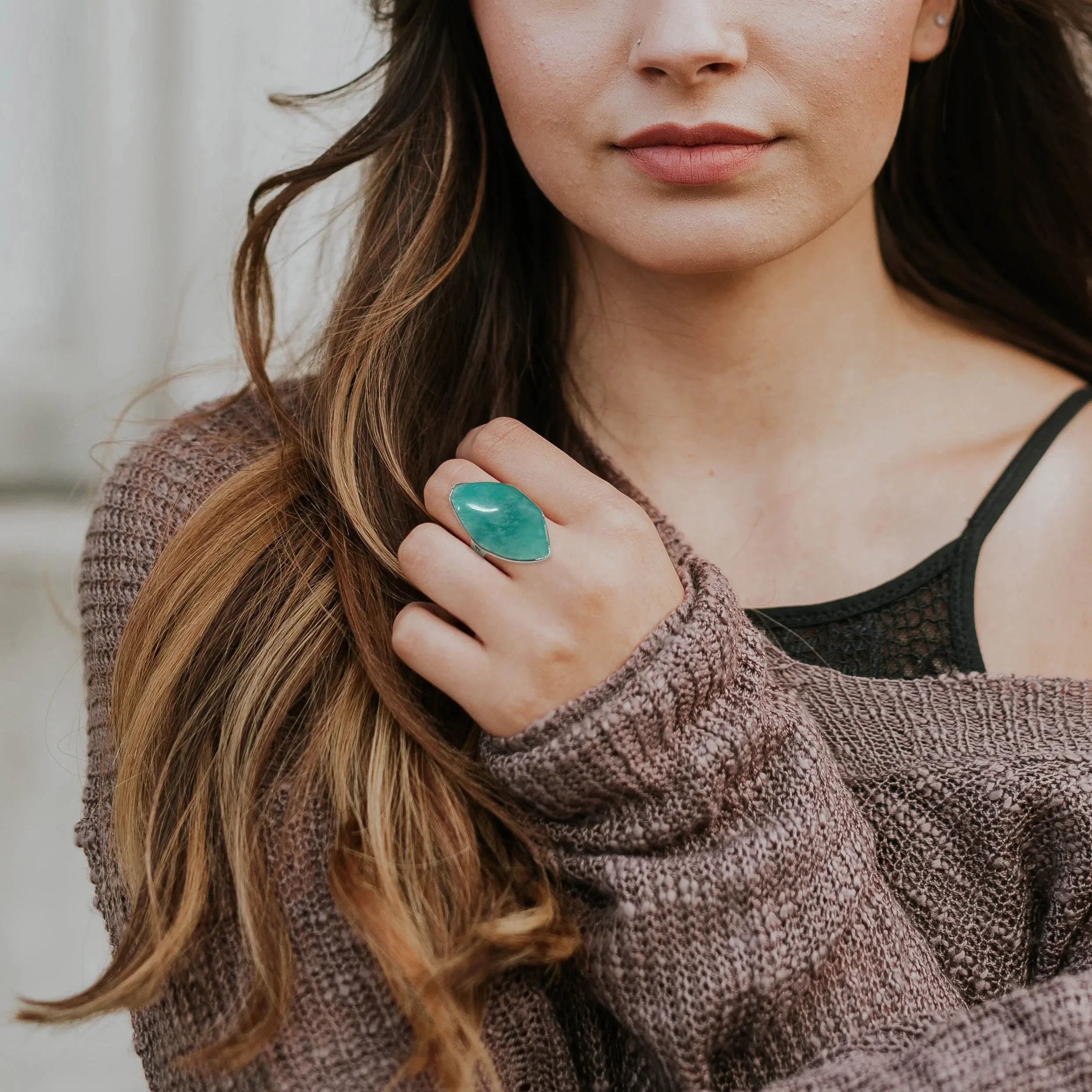 Amazonite Ring