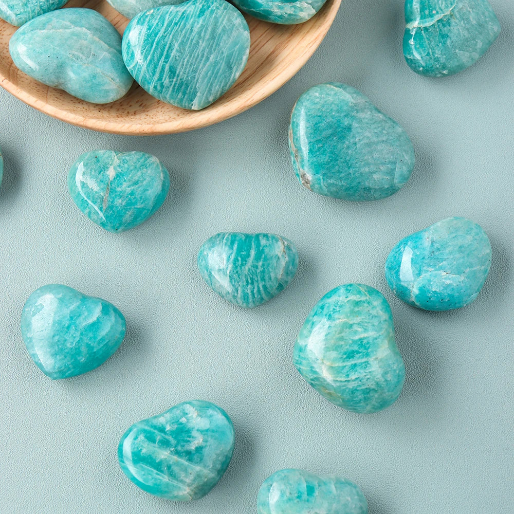 Amazonite Stone Heart