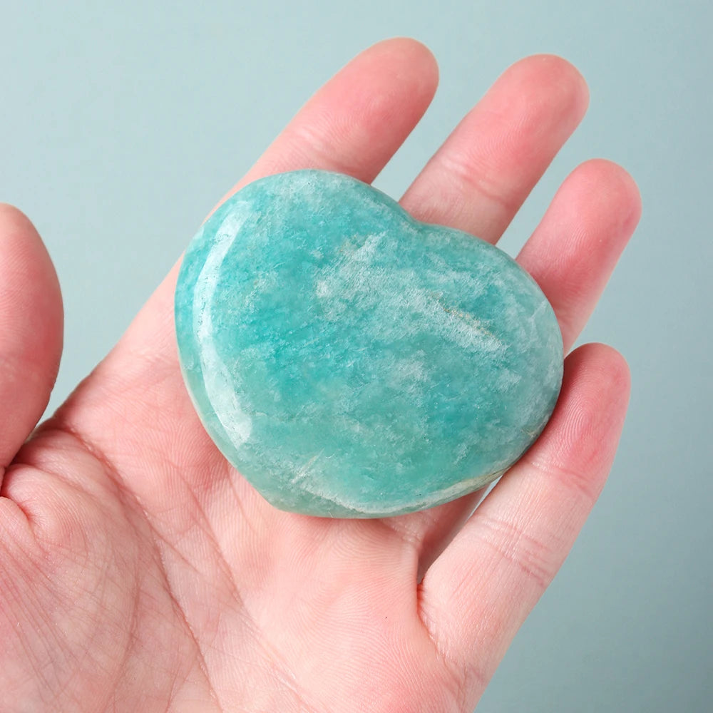 Amazonite Stone Heart