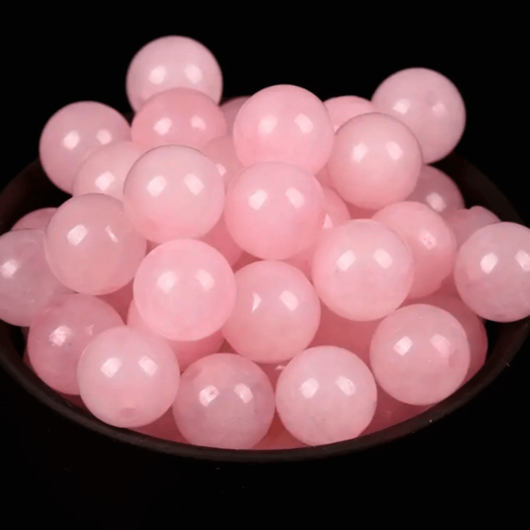 Rose Quartz Beads - Orgone Energy Australia