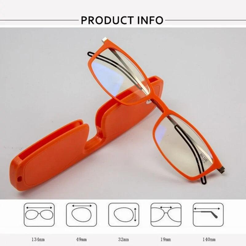 Folding Anti-Blue Light Reading Glasses - Orgone Energy Australia